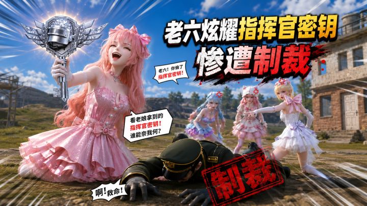 老六炫耀指挥官密钥惨遭制裁截图