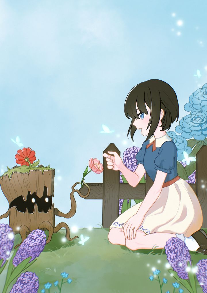 手把手教你画一只花匠少女与善良的魔物截图