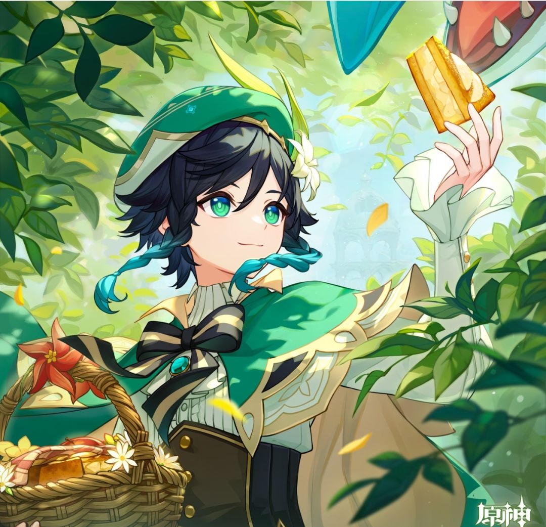 《原神》温迪生日快乐看特瓦林在打哈欠呢 1