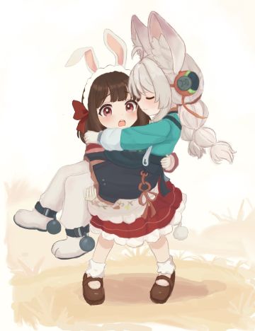 【绘画全明星】兔兔降临到我身边