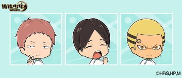 【Q版头像】花卷贵大、国见英、京谷贤太郎登场!