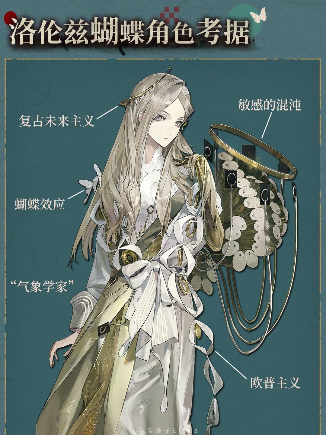 洛伦兹蝴蝶角色设计考据 1