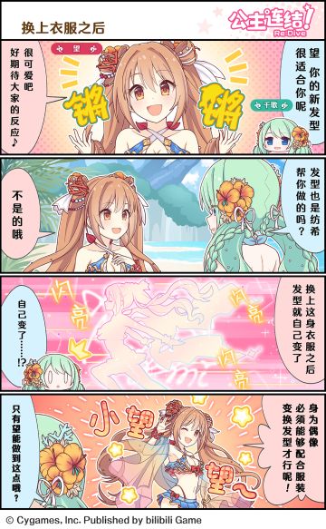 四格漫画更新——「换上衣服之后」