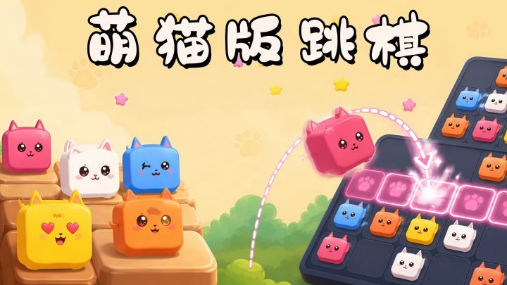 小猫跳棋也能这么烧脑!截图
