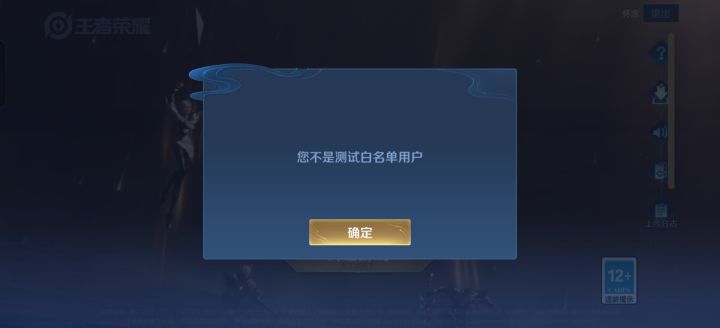 加入王者白名单截图