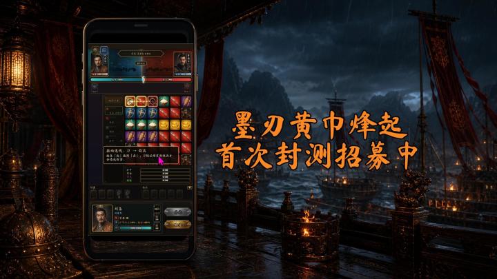墨刃黄巾烽起:首次封测招募10月17日到11月16日截图