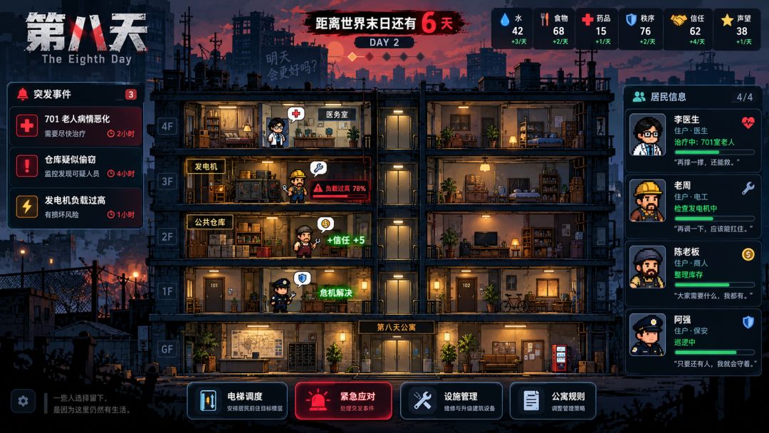 开发日志 01《第八天》第一版原型出来了 1