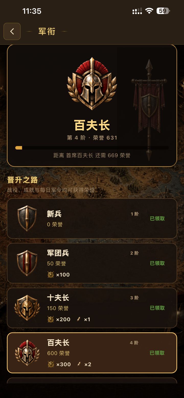百夫长了截图