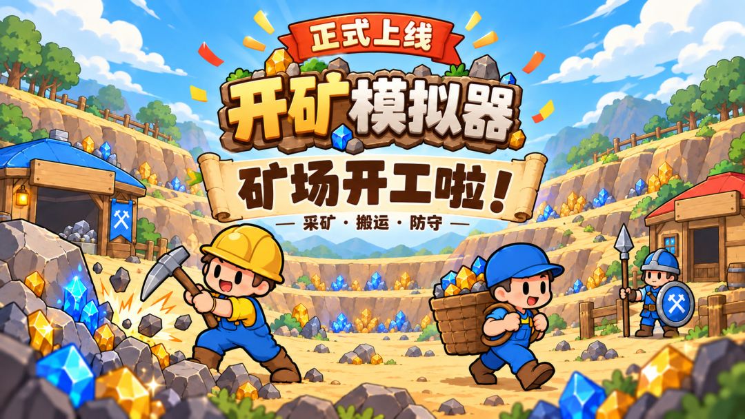 矿石挖了一地,金币却没涨?《开矿模拟器》增量游戏正式上线! 1