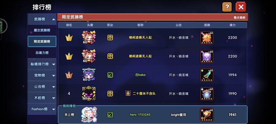 排行榜是只包括一个区吗 1