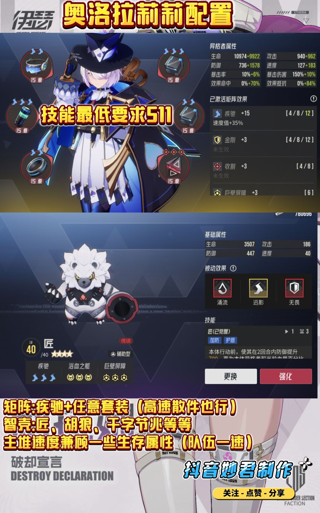 伊瑟炼狱奥洛拉开荒阵容推荐 2