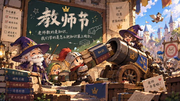 【最强城堡】王城教师节特别课堂开课!截图