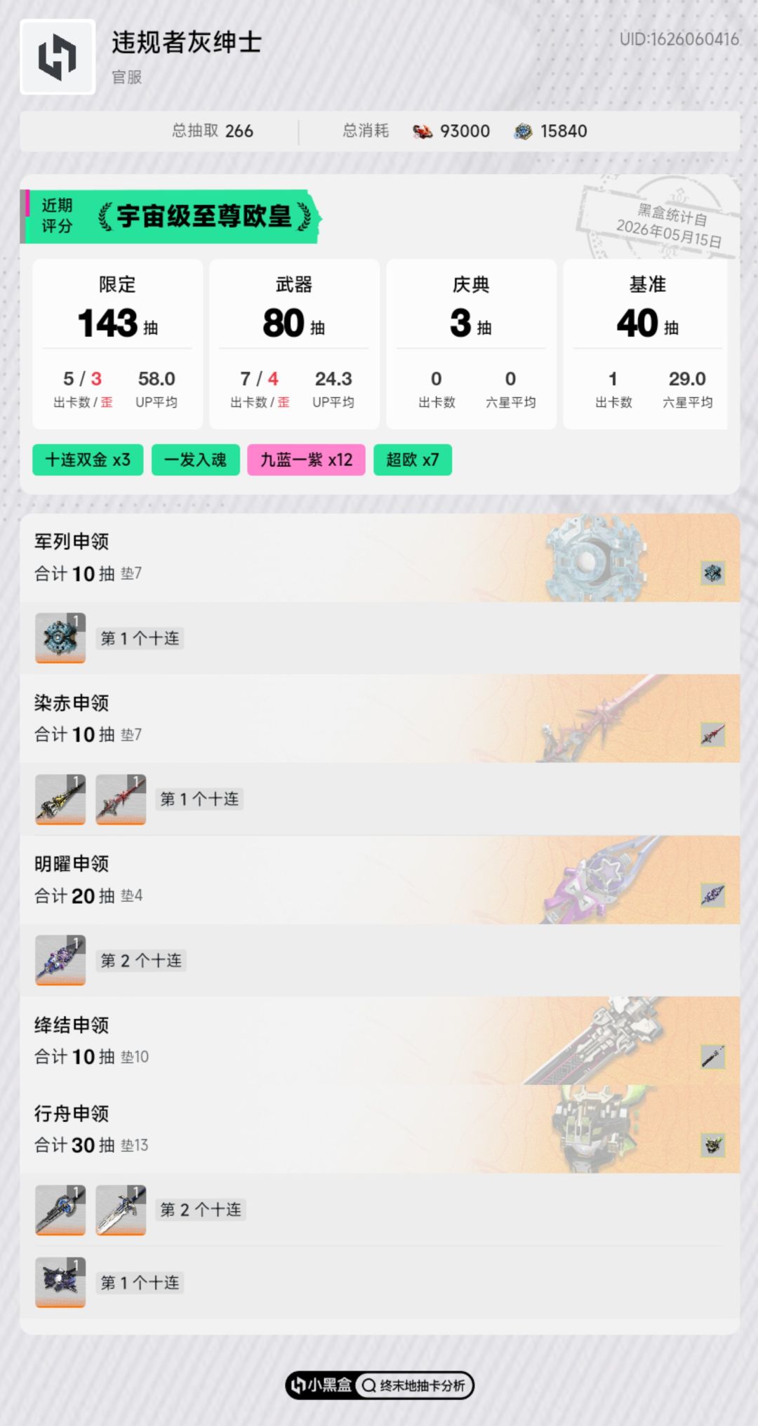 听说武器池欧才是真的欧…… 2