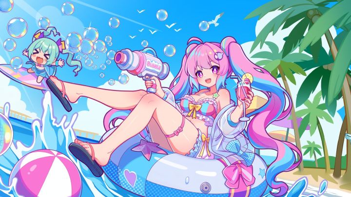 【盲盒派对】绮彩泡泡角色展示截图