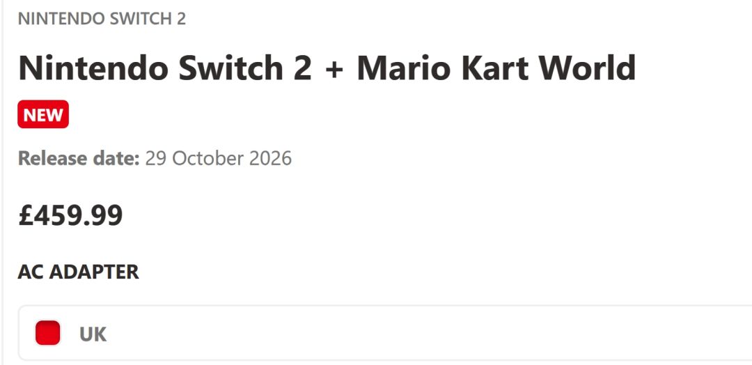 任天堂Switch2新套装来了,立省38美元! 3