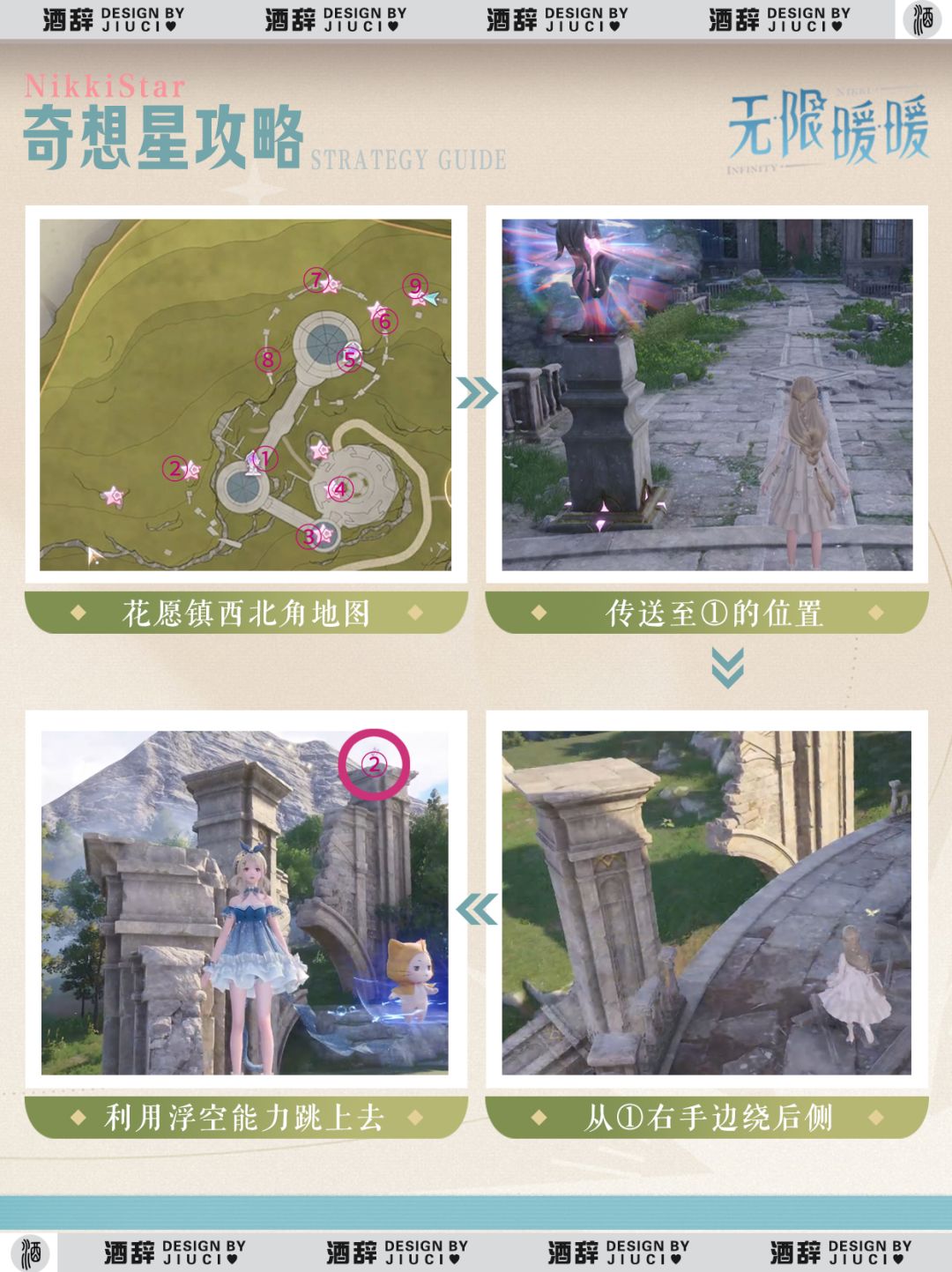 【无限暖暖】花愿镇西北角奇想星攻略截图
