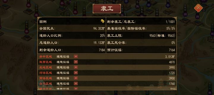 为什么总隶工的上限每一年都会下降啊,都没隶工用了截图