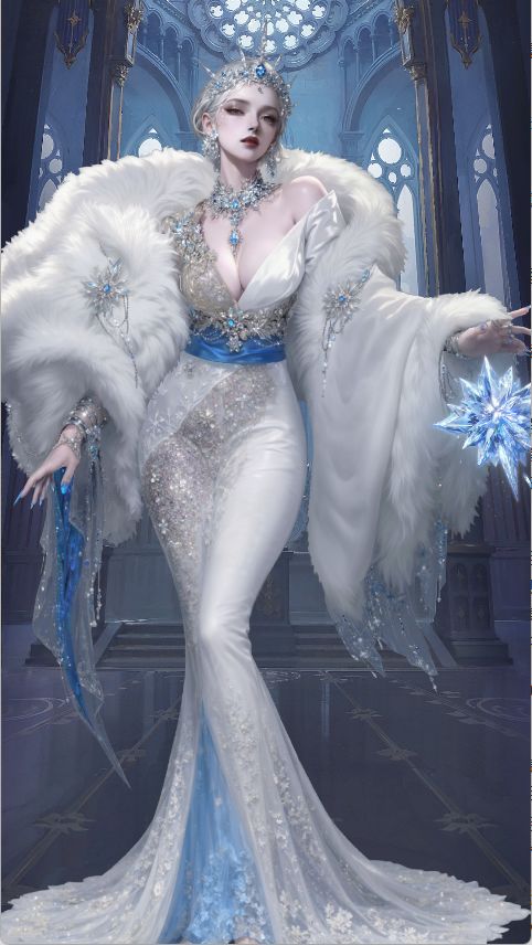 98史诗限定皮肤｜斯卡蒂·孔雀雪猎 2