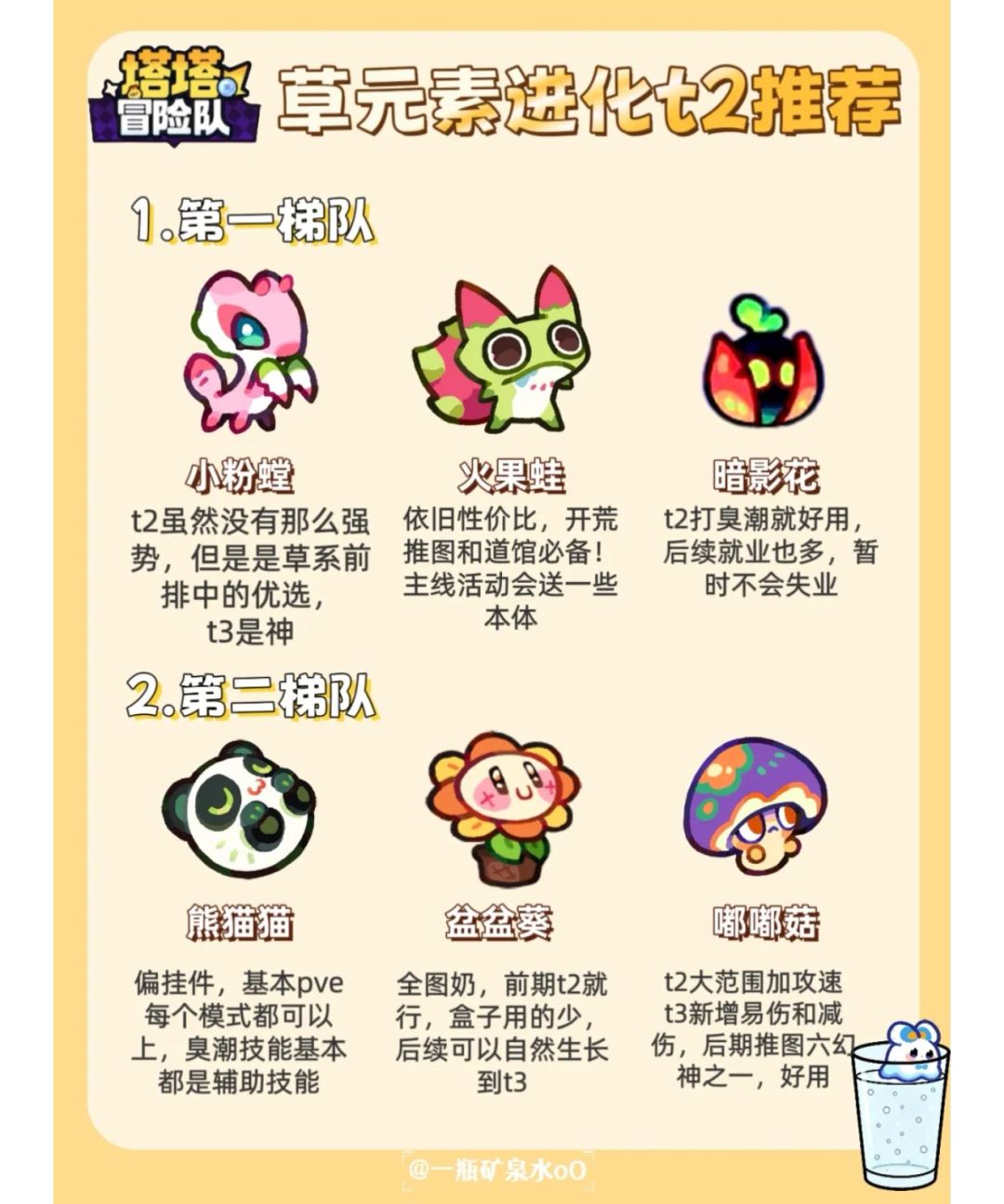初期环境养成塔塔推荐! 5