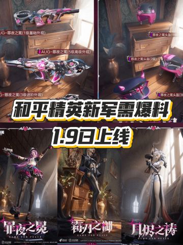 和平精英新军需爆料，1.9号上线！