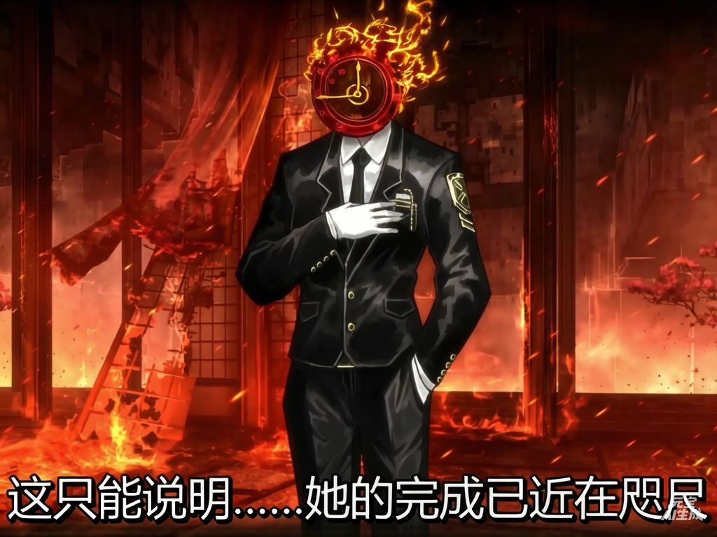 她已经完成了 1