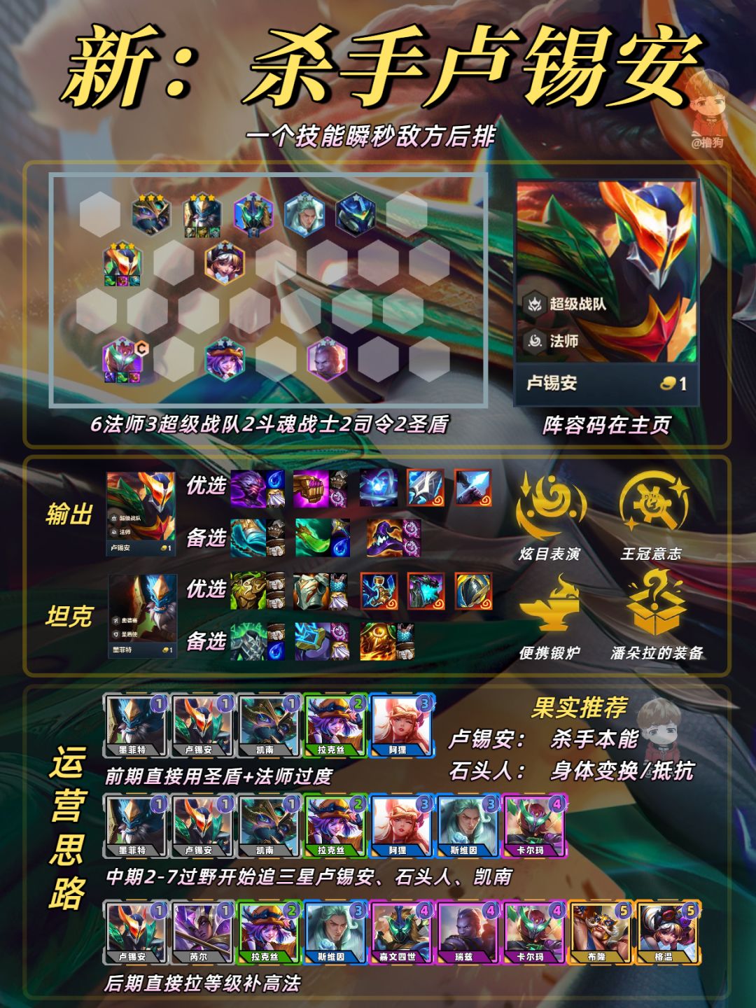 9月6日最新10套阵容,上分玩这些就对了 2