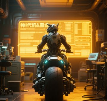 麦芬骑行兽涂装设计大赛-机械金刚狼和青龙