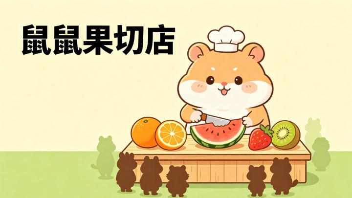 动物小镇鲜果铺,鼠鼠的开店日常截图