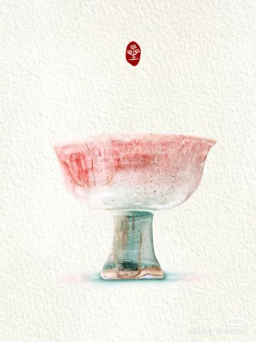 #以闪亮之名云游博物馆#【影青釉里红】