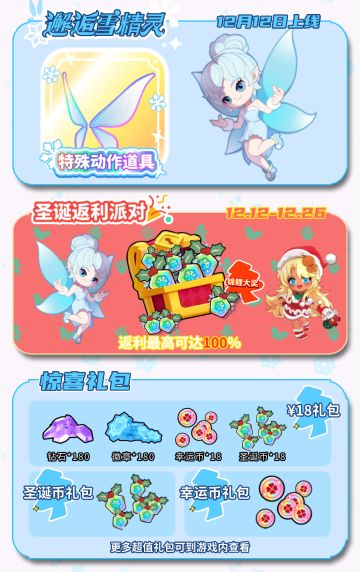 超多圣诞惊喜活动，一键查看⬆️