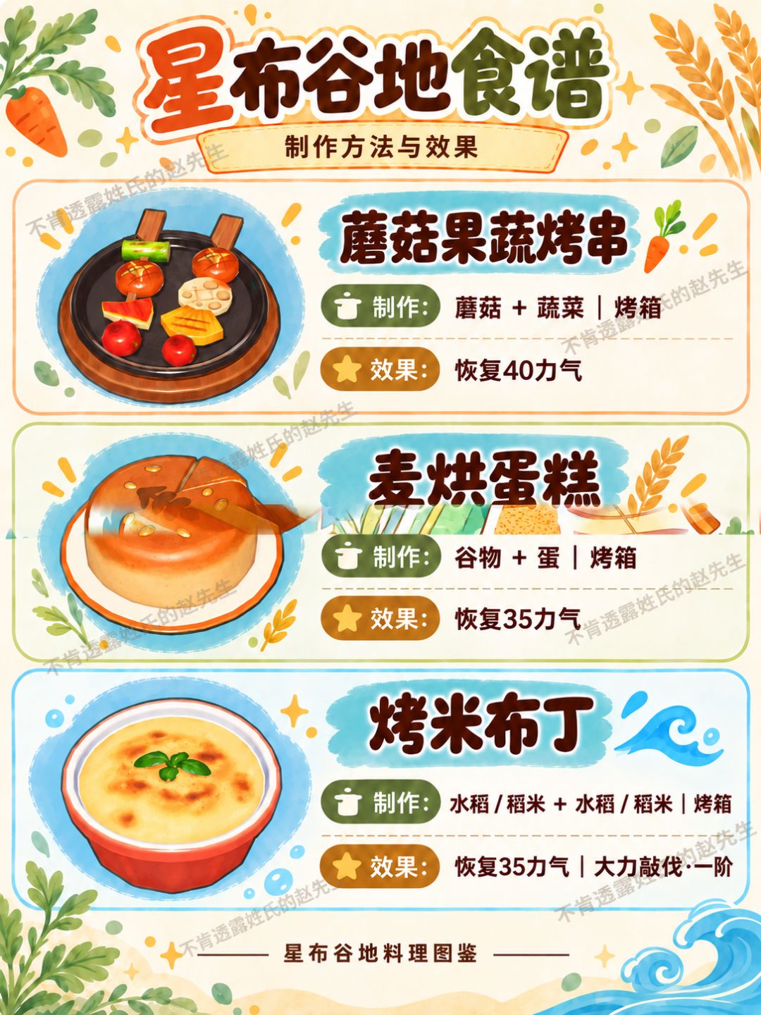 星布谷地食谱 16