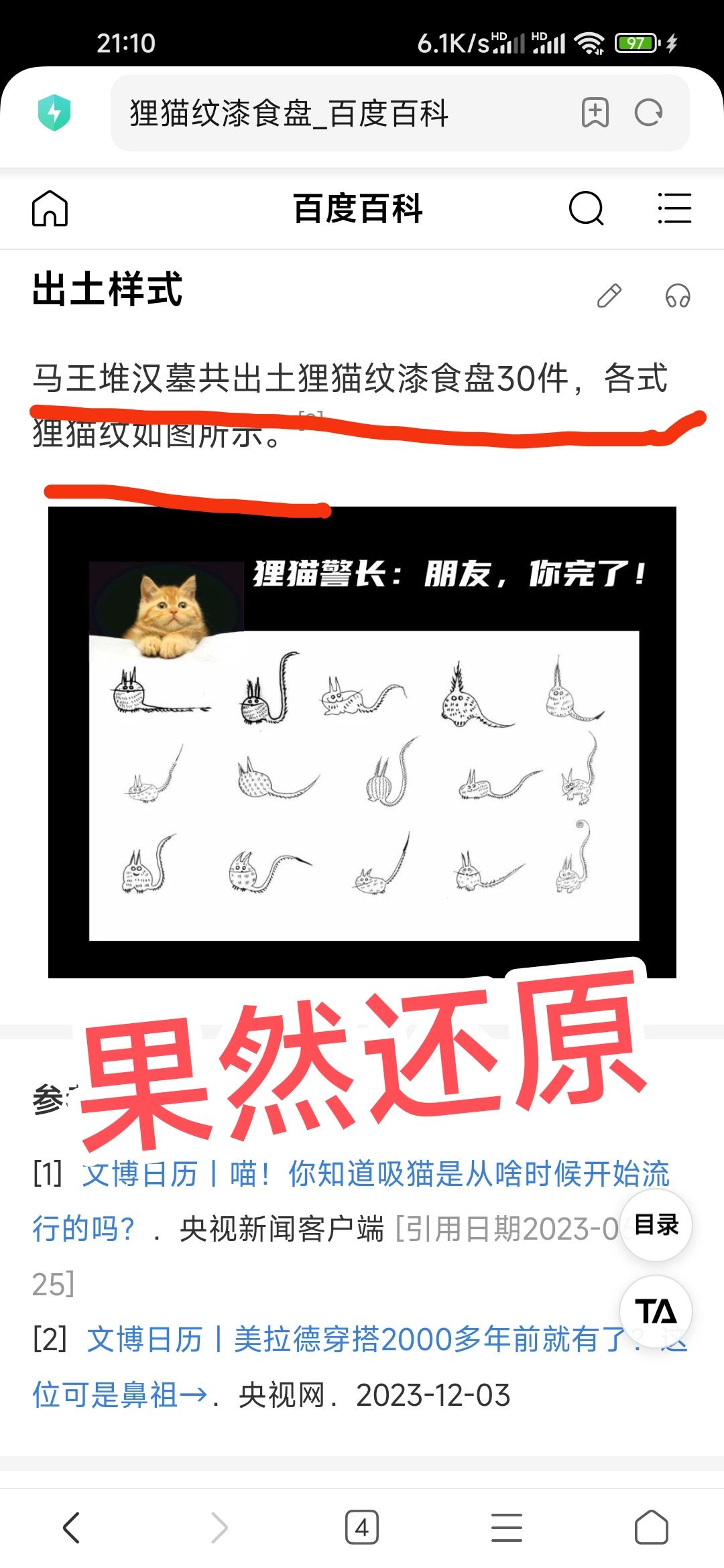 【考据】游戏里的小狸猫果然挺还原❗🧐 1