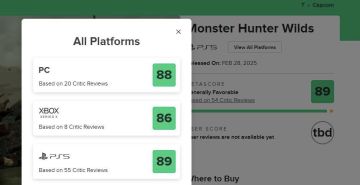 怪物猎人荒野评分出炉，最高89分