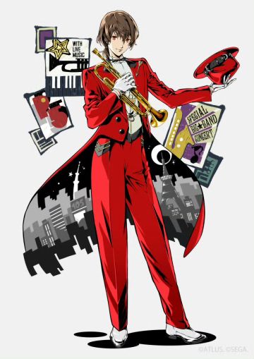 《女神异闻录5》Special Big Band Concer特别音乐会 角色新插图汇总（雨宫莲歹毒的帅气发型！） ​​​