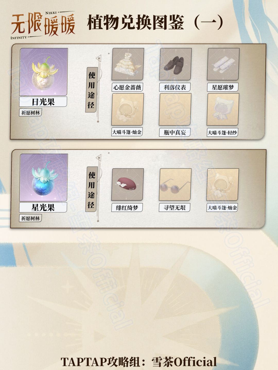 【无限暖暖】植物图鉴一览截图