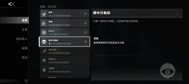 刚打完大眼跳了这个成就截图