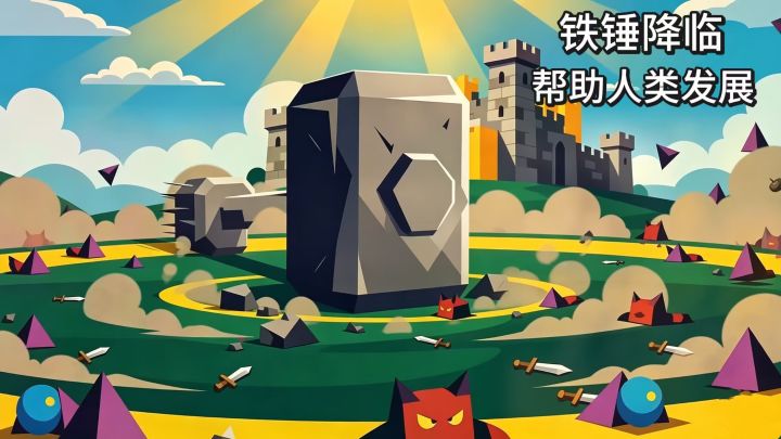 成为巨锤延续种族，采集资源抵御进攻保卫家园截图
