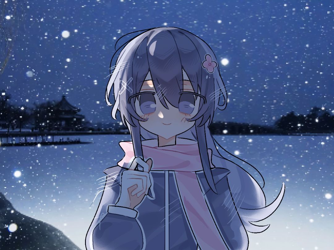 染猫猫看雪 2