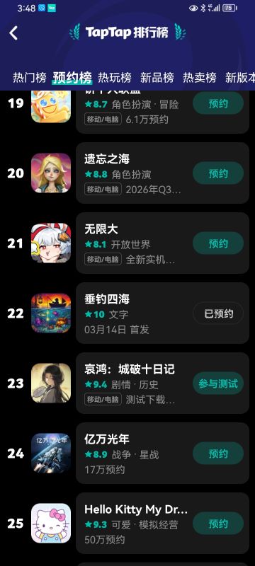 【垂钓四海】误闯天家，我在tap榜瑟瑟发抖