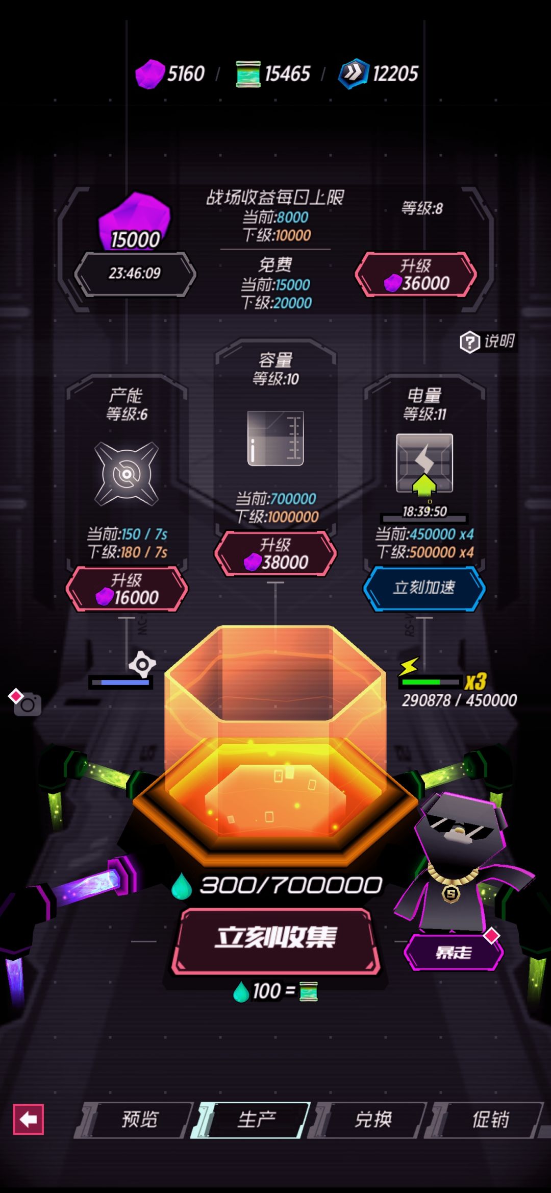 坏了,拿不满了 1