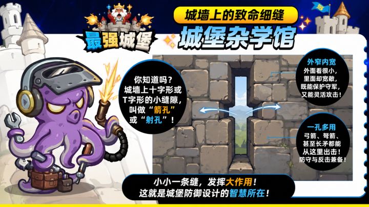 【城堡杂学馆 Vol.5】不起眼的箭孔截图