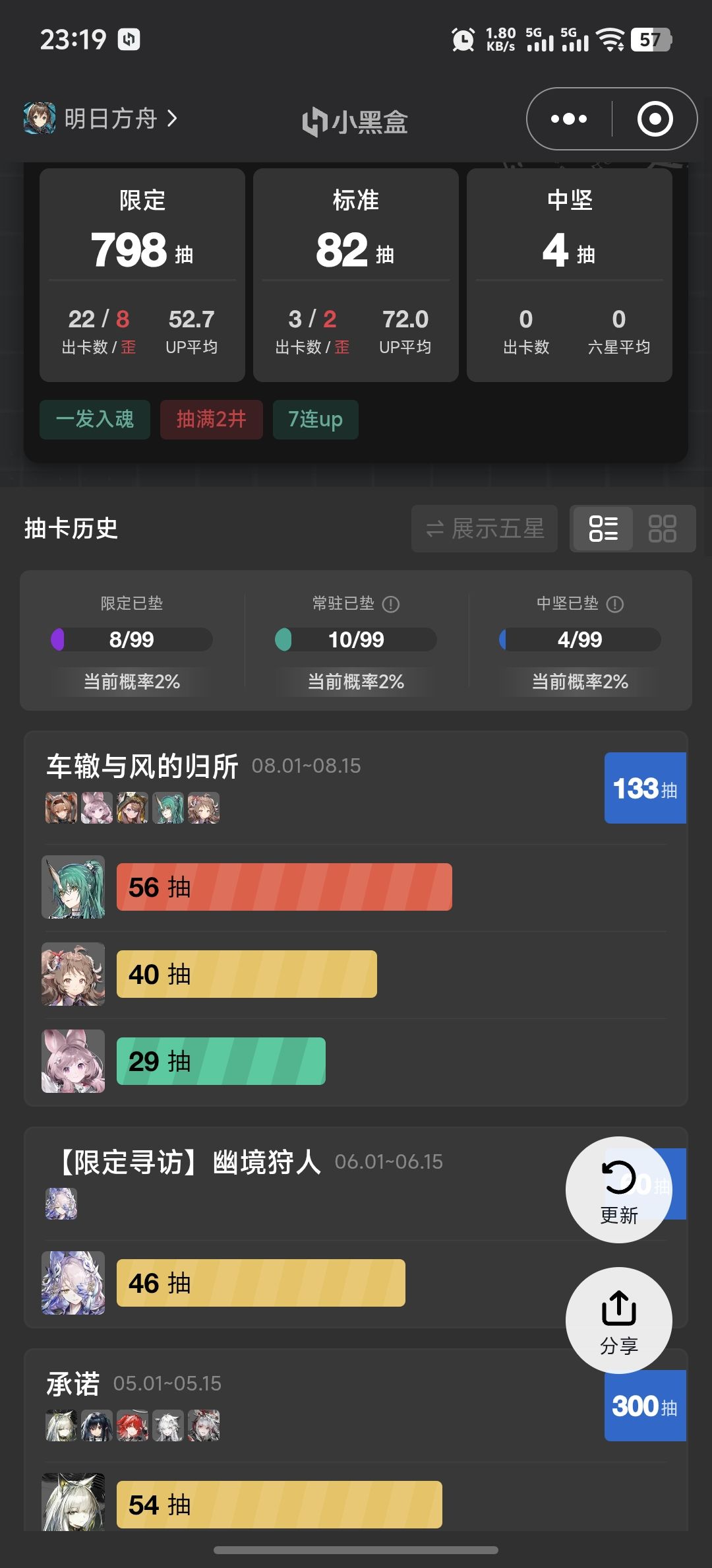 晒晒夏活抽卡 1