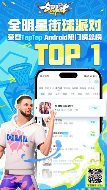 捷报频传！派对登顶TapTap安卓热门榜总榜！
是的，我们又又登顶啦！
感谢所有篮球热爱者们的支持，派对又解锁了一个新的里程碑——
TapTap Android热门榜总榜TOP1！
我们会继续秉持热爱篮球的初心，跟大家一起创造一个真正属于篮球爱好者的派对乐园~#攻略#游戏安利#游戏推荐#游戏福利#游戏讨论