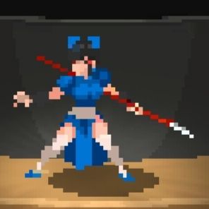 正在练武的竹林众 枪妹 10