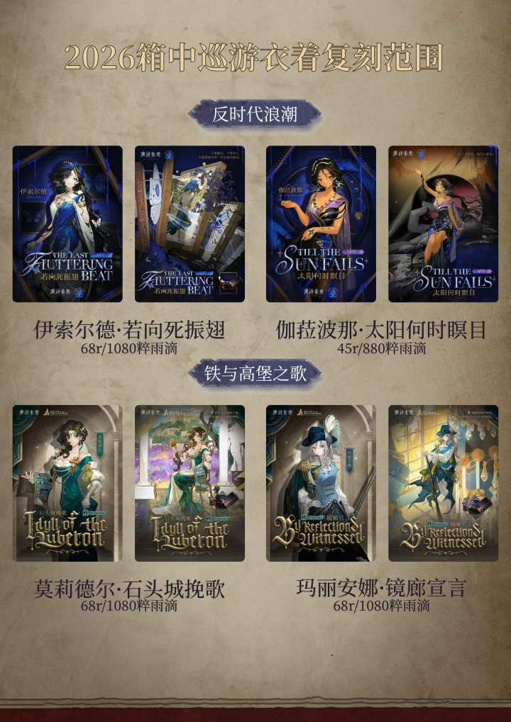 2026箱中巡游衣着复刻范围截图