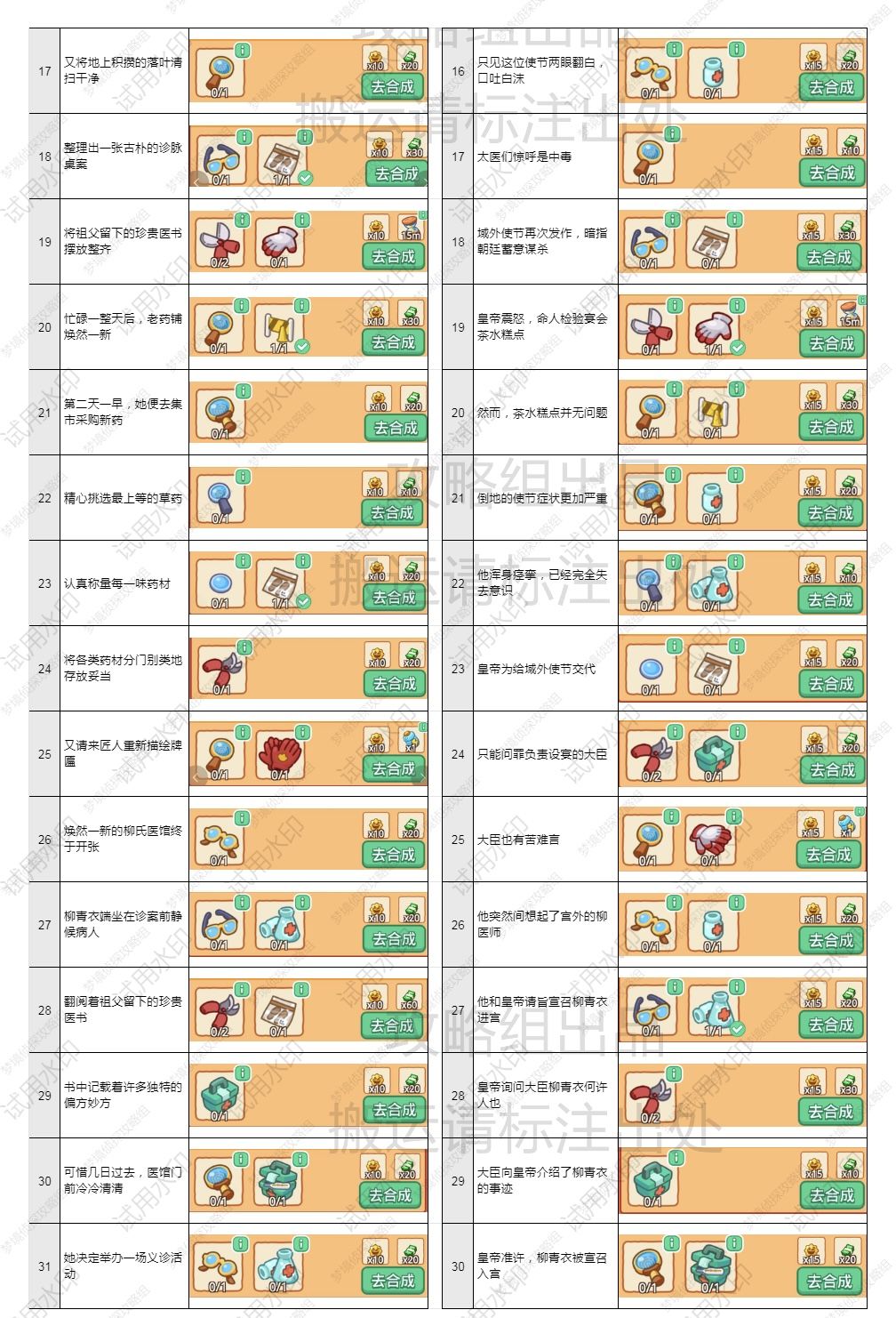 神医探手主棋盘攻略 2