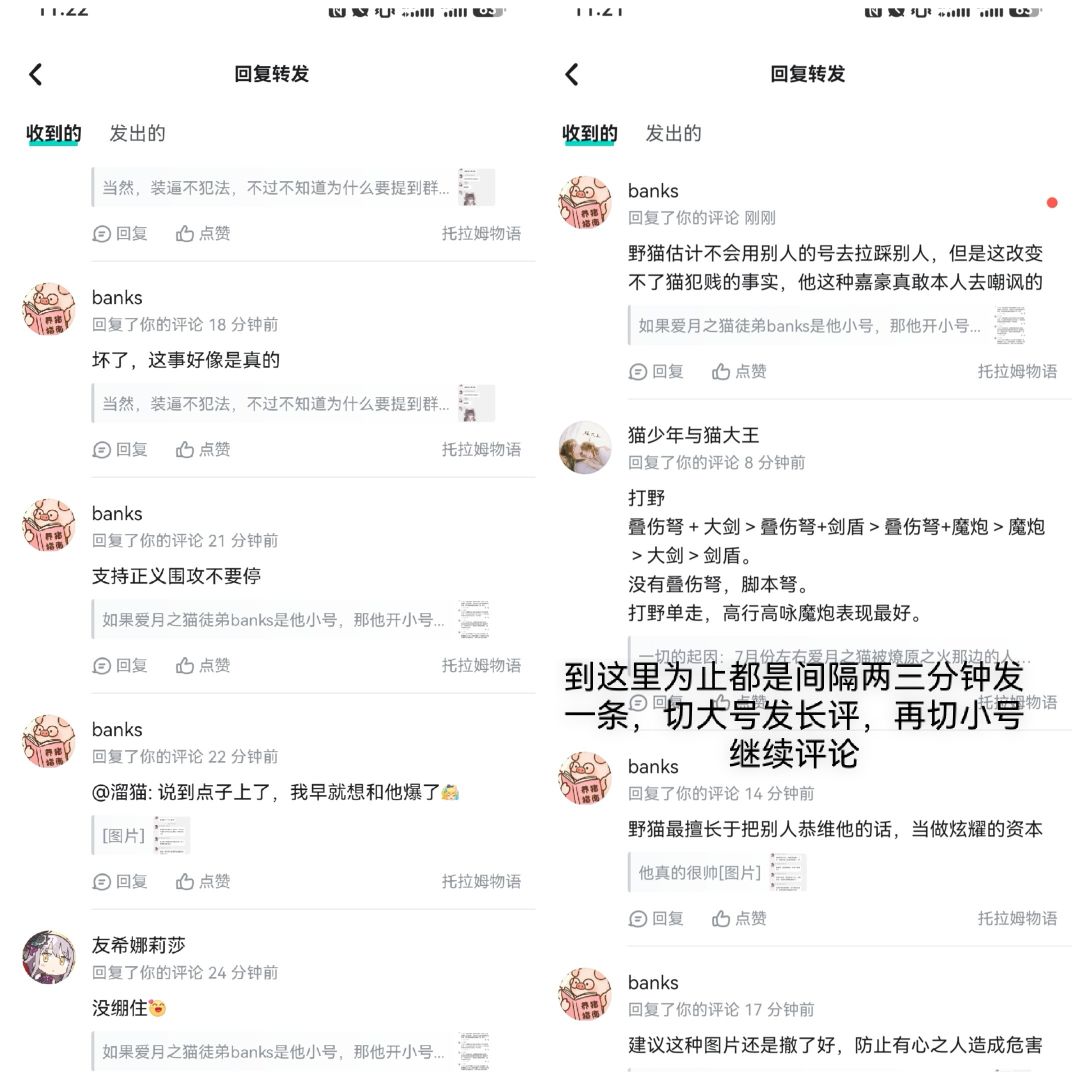 (一补)挂人:爱月之猫开小号拉踩 8