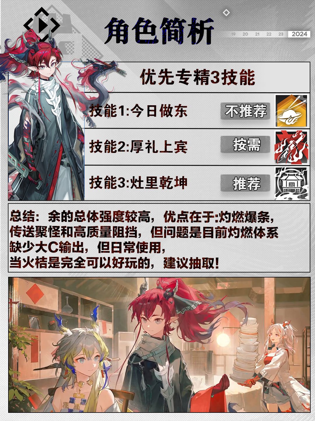 明日方舟余干员测评 2