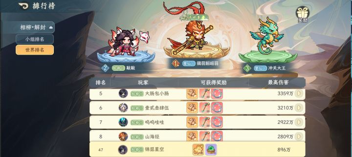 新区啥情况,怎么一堆人战力没我高,同样的阵容,他的伤害是我的两倍三倍截图