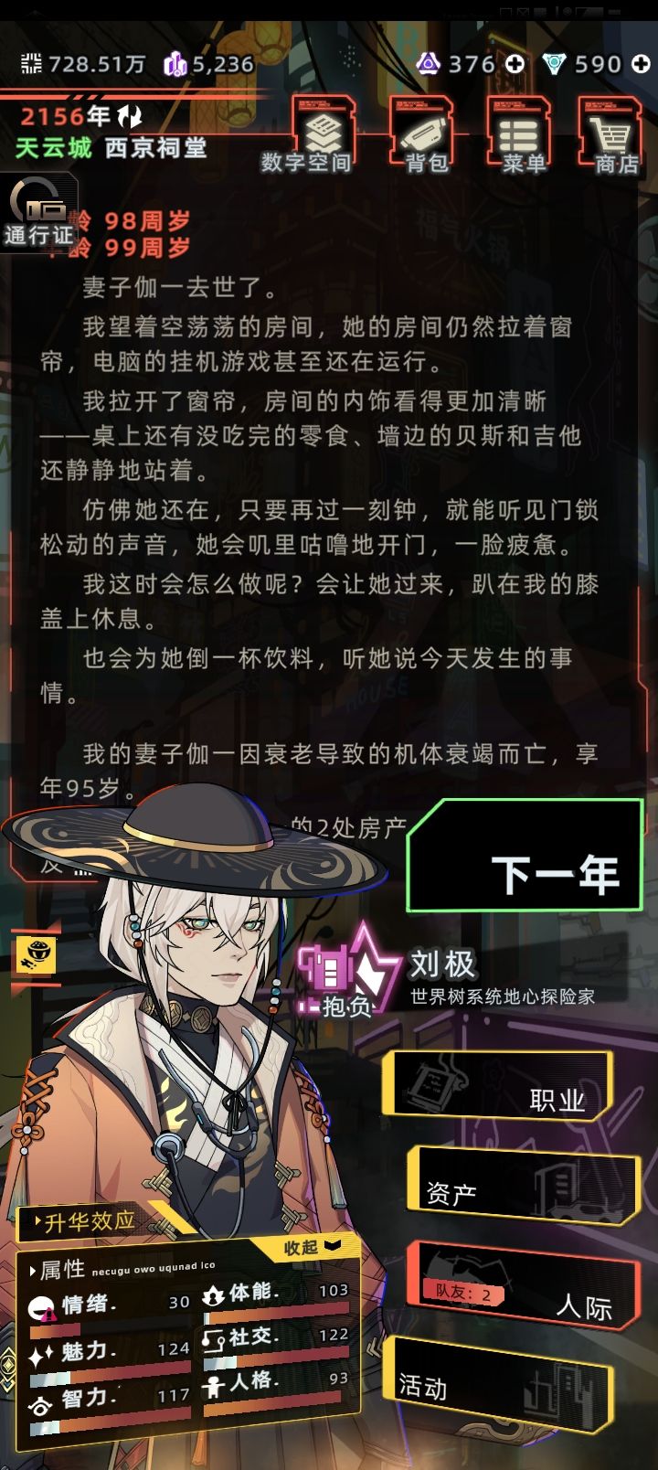 99岁刚死老婆被表白 1